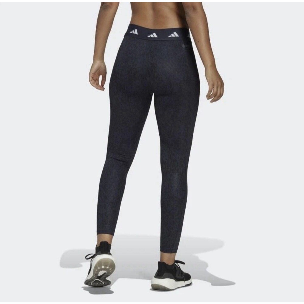 Adidas Women’s Techfit Pixeled Camo Leggings Black XS HL8631 NEW
